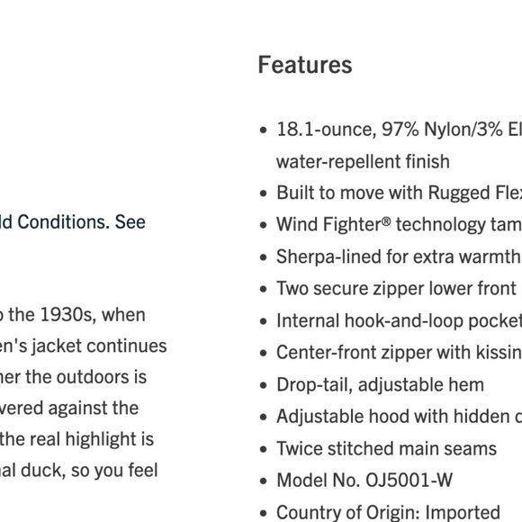 Women's Super Dux™ Relaxed Fit Sherpa-Lined Jacket - Picture 10 of 10